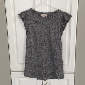 LOFT tank top, flutter sleeves, XS